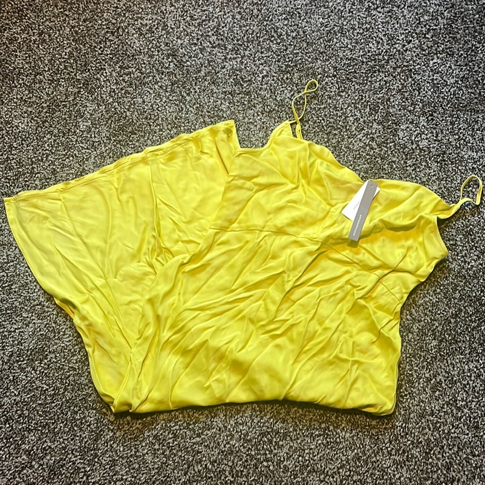 Anthropologie Midi Yellow Dress